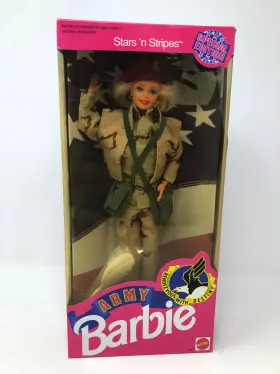 Hf-u148-vxci Barbie Stars And Stripes Military Army