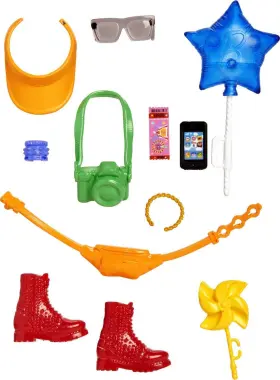 Hjt27 Barbie Fashion And Beauty Accesorios Para Mu Eca Parque De Diversiones