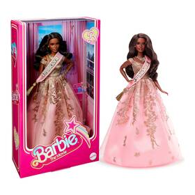Barbie Hpk05 The Movie Doll President Collectible Wearing Shimmery Pink And Go