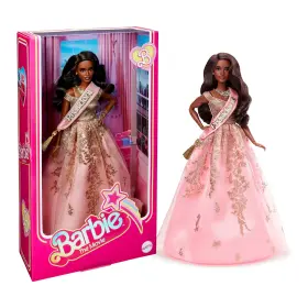 Hpk05 Barbie The Movie Doll President Collectible Wearing Shimmery Pink And Go