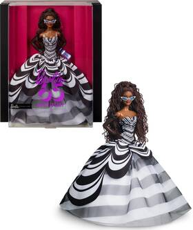 Barbie Hrm59 Signature Doll 65th Anniversary Collectible With Brown Braided Hair Bla