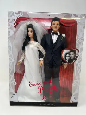 L9632 Barbie Elvis Presley And Priscilla Ken Giftset