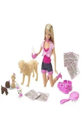 M4215 Barbie Taffy And Puppies