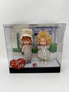 Barbie N2690 Pink Label Kelly Doll Set Lucy Gets A Paris Gown