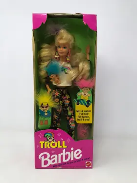Sgb000ud1m5ous Barbie 1992 Troll Doll With Mini