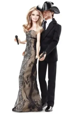 T7904 Barbie Country Music Star Faith Hill And Tim Mcgraw Ken Giftset