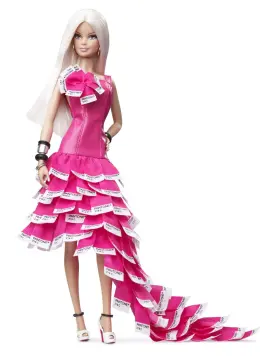W3376 Barbie Obsession Series Pink In Pantone 2012 Doll W3376 Barbie Obsession Series Pink In Pantone 2012 Doll
