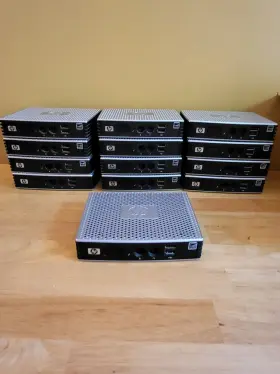 650361-001 Hp T5335z Used Lot Of 13 Thin Client Computers With Power Supplies
