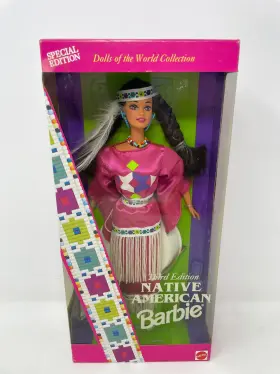 12699 Mattel Barbie Dolls Of The World Native American 3rd Edition