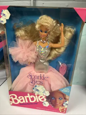 2482 Mattel Barbie 1991 Sparkle Eyes Prettiest Ever