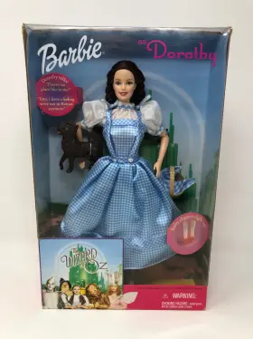 25812 Mattel Barbie As Dorothy The Wizard Of Oz 1999 Talking Collector Doll Ruby Slippers Li