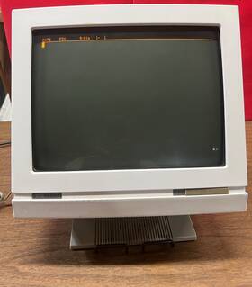 Wyse 900901-07 Wy-60 Gold/amber Screen Terminal Computer Monitor Powers On See Video