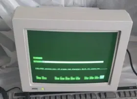 900936-07 Wyse Vintage Wy-185 Green Screen Terminal With Monitor Model