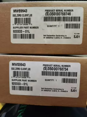 920333-01l Wyse Mws9943 Qty 2 E02 Zero Client Server System Gigabit Ethernet Vga