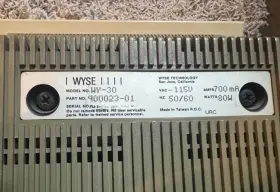 900023-01 Wyse Wy-30 12 Inch Plus Terminal Monitor Video Green Keyboard