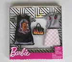 2018 Nip Barbie Doll Fashions Lion Dress Flame Purse Outfits Clothing New. Price: $12.99.