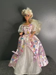 Mattel 1996 Birthday Surprise Barbie Doll Used. Price: $18.00.