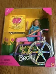 Vintage 1996 Mattel Barbie Share Smile Becky Doll #15761 Wheelchair New Box. Price: $20.00.