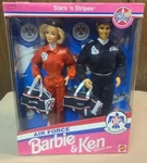 1993 Unopened Stars Stripes Air Force Barbie And Ken 11581 New. Price: $68.00.