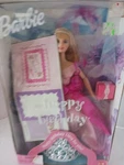 2001 Happy Birthday Barbie With Tiara New (box Damage) #54219. Price: $13.99.