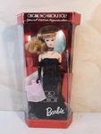 1994 Barbie 13534-0910 Blonde Solo In The Spotlight 1960 Reproduction Black Gown New. Price: $19.99.
