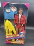Barbie Baywatch Ken Doll Mattel #13200 With Wave Runner 1994 New. Price: $25.00.