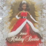 2007 Holiday Barbie African American K7959 Nrfb New W/tag Green Eyes Mattel. Price: $47.95.