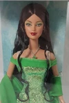 Barbie Birthstone Collection August Peridot Brunette Doll 2002 Mattel B3416 New. Price: $30.00.