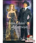 Celebrity Faith Hill, Tim Mcgraw 2011 Barbie & Ken T7904 By Linda Kyaw, Mattel New. Price: $149.95.