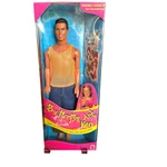 Nice 1998 Mattel #22995 Butterfly Art Ken Barbie Doll New In Box Brunette. Price: $22.00.