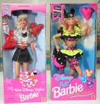Vtg 1990'S Set Of Disney Exclusive Mattel Fun World Barbie Doll's New. Price: $39.95.