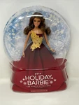 Barbie Holiday 2016 Brunette Red Dress Doll New. Price: $31.79.