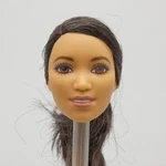Barbie Soccer Player Doll Head Aa Crystal Face Medium Tan Skin 2017 Mattel FCX82 Used. Price: $6.50.
