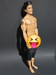 Anatomically Correct Twilight Saga New Moon Jacob Barbie Collector Doll Mattel Used. Price: $150.00.