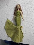Barbie Birthday Wishes Silver Label Red Head Doll Green Dress 2004 Mattel Used. Price: $40.00.
