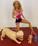 Mattel 2007 Barbie Doll, Taffy Dog & Drink / Wet Puppy : Love Me 3 - M4215 Used. Price: $31.46.