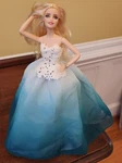 2016 Holiday Collector Barbie Doll Dress Bracelet DGX98 Peace Hope Love Vg+ Used. Price: $18.00.