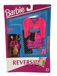 Vintage Barbie Reversible Fashions 865 Pink Black White Polka Dot Skirt Jacket New. Price: $54.00.