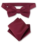 Vesuvio Napoli Solid Burgundy Color Mens Handkerchief New. Price: $11.95.