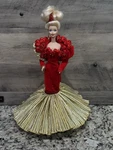 1995 Golden Anniversary Porcelain Barbie Doll 50TH Edition Used. Price: $58.00.