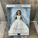 Collectors Edt Millennium Wedding Barbie African American First Series Used. Price: $67.99.