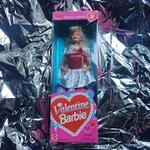 Valentine Barbie Doll Special Edition With Card - Mattel Vintage 1995 New Box. Price: $22.00.