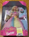 1997 Mattel Birthday Barbie Blonde Rainbow Shimmer Dress #18224 - Box Damage Used. Price: $24.99.