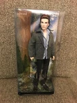 New Twilight Saga Edward Barbie Collector Pink Label 12" Doll 2009. Price: $30.00.