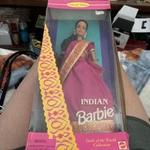 Barbie Dolls Of The World Indian #14451 Mattel 1995 New. Price: $25.00.