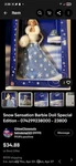 Mattel Barbie Snow Sensation Special Edition Fashion Doll 11.5IN Blonde 23800 New. Price: $11.95.