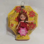 Barbie 2008 Happy Holiday's Kelly Miranda Doll Red Dress Christmas Ornament Box New. Price: $19.99.