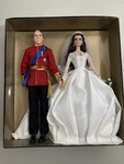 Barbie Gold Label Royal Wedding Prince William And Catherine Ken Set 2012 New. Price: $254.55.