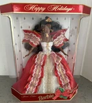 Barbie Happy Holidays Doll #17833 African American Special Edition Mattel 1997 New. Price: $24.95.