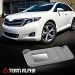 Fits 2009-2016 Toyota Venza Left Driver Grey Cars Visor Sunshade W/mirror New. Price: $35.85.